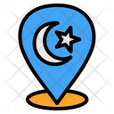 Location Mosque Pin Icon