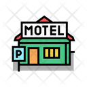 Motel Construction Hotel Icon