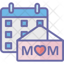Mother Day Date Calendar Calendar Date Icon