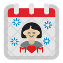 Mothers Day Calendar Icon