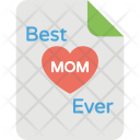 Mother Day Greeting Icon