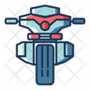 Moto Police Police Motorbike Icon