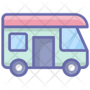 Motor Home Mobile Home Camper Icon