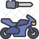 Motorbike Key Key Secure Icon