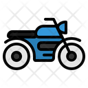Motorcycle Motorbike Transport Vehicle Speed Delivery Icon