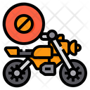 Motorcycle Ban Icon