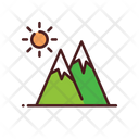 Mountain Adventure Nature Icon