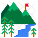Ice Icecold Mountain Icon