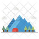 Mountain Snow Landscape Icon