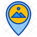 Mountain Placeholder Pin Pointer Gps Map Location Icon