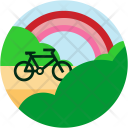 Mountain scene  Icon