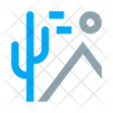 Desert Prairie Cactus Icon