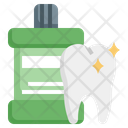 Mouthwash Healthcare And Medical Toothbrush Icon