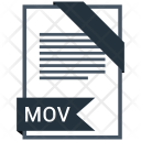 Mov Format Document Icon
