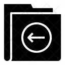 Left Arrow Folder Icon