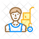 Mover Delivery Worker Icon
