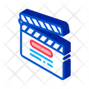 Clapper Board Numbering Icon