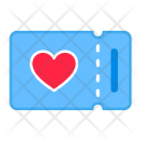 Ticket Day Romantic Icon