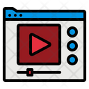 Video Website Play Icon