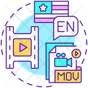 Movie Video Learning Icon