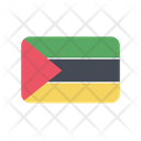 Mozambique Flag Country Icon