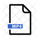 Mp 4 File File Format Icon
