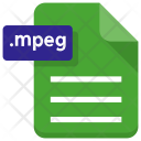 Mpeg File Document Icon