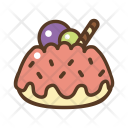 Chiffon Cake Cupcake Icon