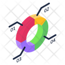 Multilevel Pie Chart  Icon