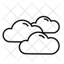 Multiple clouds  Icon