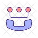 Multiple telephony channels  Icon