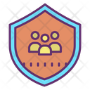 Multiple Users Secure Users Security Team Icon