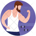 Muscles Building Bicep Muscles Muscles Exercise Icon