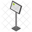 Museum Stand Reader Stand Info Stand Icon