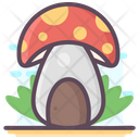 Mushroom House Icon