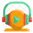Music Player Headphones Icon
