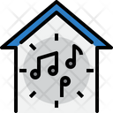 Music Relax Stay Home Icon