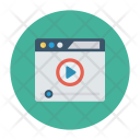 Browser Video Player Icon