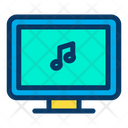 Computer Music Listening Music Icon
