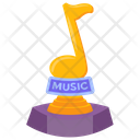 Music Note Trophy Icon