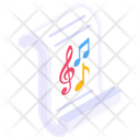 Music Album Music Script Song Script Icon