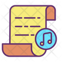 Ifile Music Music Script Paper Music File Icon