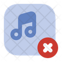 Music square remove  Icon