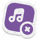 Music square remove  Icon