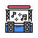 Music Stage Musical Concert Stage Icon