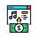 Music Subscription Buying Music Icon