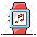 Music Watch Sound Track Watch Smartwatch Icon