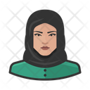 Muslim Woman Avatar User Icon
