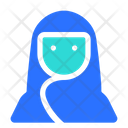 Muslim Woman Chador Icon
