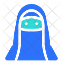 Muslim Woman Niqab Icon